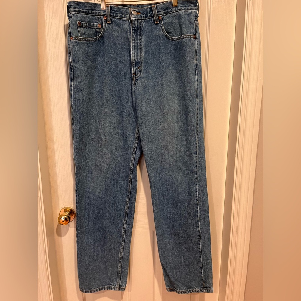 CLASSIC LEVIS 550 JEANS MEN SZ 36 X 34 EUC COTTON STRAIGHT LEG